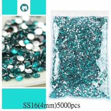 10000/5000 Pcs Bulk Pack 2-4mm Resin Non-Hotfix Rhinestone Loose Flat Bottom Plastic Crystal DIY Sparkly Strass Stones, Diamond Art Supplies