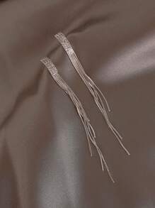 1 par de pendientes de borla elegantes simples de aleación de cobre adecuados para uso diario