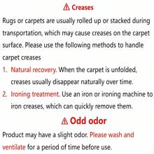 Geometric Pattern Luxurious Minimalist Style Indoor Decorative Rug, Faux Wool Material Living Room Sofa Carpet, Bedroom Rug, Bedside Anti-Slip Mat, Dining Room Kitchen Carpet, Office Chair Pad, Entryway Doormat, Outdoor Camping Blanket - Multicolor-1 - View 7