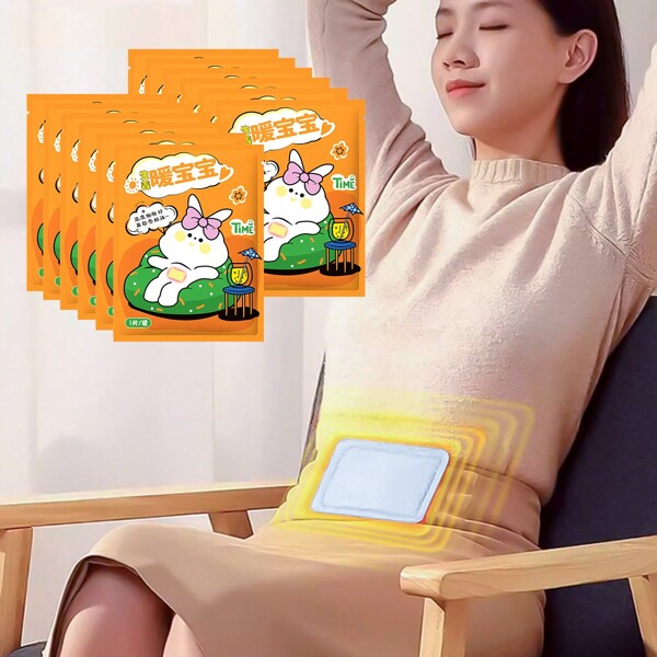 10片/20片/30片暖贴。暖身贴。持续提供温暖。方便易用。安全且加热的材料。适用于多种身体部位。