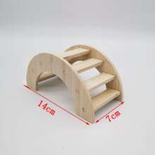 1pc Hamster Toys, Hiding House Swing Seesaw Training Toys, Suitable For Gerbils, Mice, Dwarf Hamsters - Multicolor - View 13