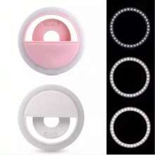 Cell Phone Ring Light Flash Selfie Mini Ring Light - 白色 - 查看 8