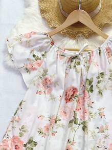 Women's Fashion  Blouse - 白色 - 查看 2