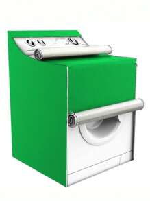 1 Pc Drum Washing Machine And Dryer Waterproof, Sunproof, Dustproof Protective Cover. Oxford Fabric Material, Equipped With Tied Rope For Adjustable Size, Suitable For Most Top-Loading Or Front-Loading Washing Machines.
