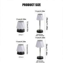 1 szt. Lampa stołowa LED do ładowania bezprzewodowego, dotykowa, biurkowa, nocna, nastrojowa, do sypialni, gabinetu, baru, klubu na świeżym powietrzu, kawiarni