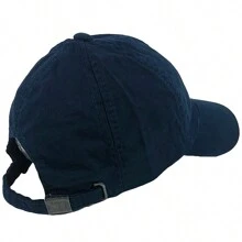 Plain Cap Embroider Customize No Print No Details Colorful Uniform Curved Brim - Màu xanh hải quân - Xem 5