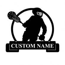 1pc Nghệ thuật treo tường bằng kim loại hình bọ cạp độc tùy chỉnh, Nghệ thuật treo tường bằng kim loại hình cầu thủ lacrosse, Tên cá nhân hóa, Đồ trang trí nhà nông thôn Boho cho phòng khách, văn phòng, nhà bếp, hiên nhà & sân, Nghệ thuật treo tường bằng kim loại hình nàng tiên cá & sao biển - màu đen - Xem 13