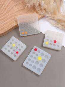 1pc Sakura, Five-Pointed Star, Snowflake, Cat Paw Shaped Silicone Mold DIY Wax Seal, Candle Decoration