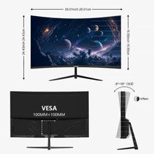 GAWFOLK The 32-Inch 2K-165HZ-1800R HD Curved Gaming Monitor Is A Surprise Choice For Christmas Season, And Is A Great Gift For Gaming Enthusiasts. THIS 32-INCH 2K HD CURVED GAMING MONITOR COMBINES A HIGH REFRESH RATE OF 165HZ WITH THE PERFECT CURVATURE OF 1800R TO BRING YOU AN INCREDIBLE VISUAL EXPERIENCE THAT ALLOWS YOU TO ENJOY THE ULTIMATE GAMING WORLD. Whether It's A Gift For A Friend Or A Treat For Yourself, It's The Way To Go.