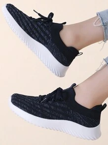 女士运动鞋、透气休闲鞋、网眼鞋、女士透气网眼鞋、百搭女士跑步鞋、时尚轻便跑步鞋、女士一脚蹬休闲鞋、女士平底乐福鞋、舒适步行鞋 - 查看 4