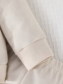 2 Pieces Baby Girls Flower Print Sweatshirt Top And Skirt Outfit, Children/Toddler Warm Sports Outdoor Set