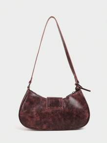 DareSee Retro Bag 1PC Y2K Gothic Fashionable Type Rivet Decoration Vintage Block Decoration Women's Shoulder Bags And Shoulder Totes Are Adjusted For Daily Travel, Niche Design, Steampunk, Goth, Bag For Women, Cool Girls Street Wear, Perfect For Music Festival, Concert, Rock Style Bag For Women, Y2k Bag, 2000s Fashion Style, Gothic Punk Bag For Women Music Fest Y2KFest Back To School Autumn Christmas Christmas Winter Christmas Gifts New Year