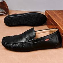 Herren Mode Loafer, weich, leicht, bequem, schlichte Stil Lässig Slip-On Fahrschuhe, atmungsaktiv rutschfest
