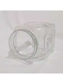 GLASS JAR 1 AND 2 UNITS FOR KITCHEN LAUNDRY FOODS WITH LID IN VARIOUS COLORS - 1 LITER - 1 個單位 - 查看 4