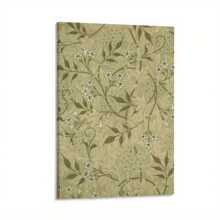 1 Pc Wooden Framed William Morris Art Painting Works Pattern Floral Retro Canvas Painting(81) Wall Art Prints Poster Wall Picture Decor For Home Gifts, Living Room, Bathroom, Bedroom, Kitchen