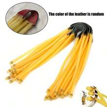 迷彩野狼户外弹弓三卡乳胶管橡胶弓锌合金木纹弹钓鱼卡球弹弓 - 彩色 - 查看 2