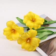 5/10 chiếc hoa giả, hoa tulip nở 17,32" nhân tạo, hoa tulip thật dùng để trang trí đám cưới - hoa tulip nhân tạo - Xem 14