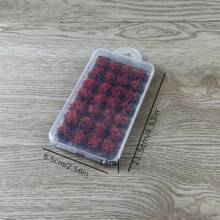 28 件/盒迷你花卉模型套件，模拟静态小花卉植物模型景观套装，包括人造草、苔藓和 DIY 手工功能，适用于火车风景、铁路、万圣节和圣诞节