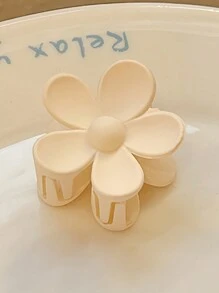 一套8个随机颜色-小尺寸装饰夹，清新温柔哑光五瓣花塑料发夹，甜美可爱，优雅少女风，适合所有季节，精致小巧（约3.5厘米/1.38英寸）发夹爪夹发夹发夹发夹发夹 - 彩色 - 查看 9