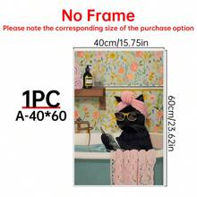 1 pièce Œuvre murale, œuvre murale éclectique, décoration murale, œuvre murale numérique, affiche colorée, affiche tendance, décoration murale pour salon, chambre à coucher