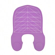 1pc Silicone Hairdressing Cape, Prevent Hair Breakage, Hair Cutting, Coloring, Perming Shoulder Pad, Plaid Hair Cutting Cape, Striped Hair Cape