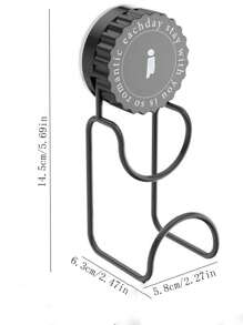 1 件可旋转吸盘水槽挂钩，壁挂式水龙头收纳架，无需钻孔的浴室配件 - 彩色 - 查看 2