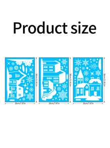 Dekorative statische Fensteraufkleber, Aufkleber für Glas, Fensterdekorationen, Aufkleber, Wandtattoos, Vinyl-Aufkleber für Heimdekoration, Frühlingsdekoration zum Auffrischen Ihres Zuhauses, Rama Dekorationsaufkleber