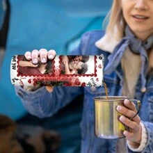1 Piece With 20 Pictures Customized/Stainless Steel Cold Water Cup/Specialty Coffee Cup, Cute And Fashionable Holiday Water Cup, Breakfast Cup, Water Cup/Loving Valentine's Day Gift, Reusable Heart-Warming Gift, Surprise Gift For Parents, Anniversary Gift, Wedding Anniversary Gift