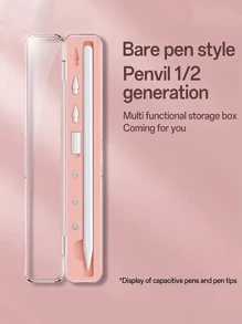 Convenient Storage Box Compatible With Apple Pencil, Suitable For 1st And 2nd Generation IPencil, IPad Tablet Pen Case, Touch Screen Pen Protection Box, Portable - Multicolor - View 14