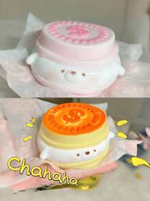 Cute Gold Coin Dog Squishy Toy, Super Soft Slow Rebound Creative Anti-Stress Toy, Christmas Holiday Small Gift - Multicolor - View 2