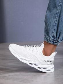 Giày thể thao nam thời trang màu trơn, giày thường ngày đế mềm thoáng khí chống trượt thoải mái thích hợp cho các hoạt động ngoài trời, mùa hè tuổi teen, trang phục thường ngày hoặc thể thao, kỳ nghỉ, du lịch, quà tặng tốt nghiệp, phụ kiện sinh nhật - nhiều màu - Xem 4