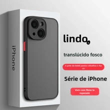 2 In 1 Kit Anti-Impact Translucent Case Cover + Matte Or HD Ceramic Film For IPhone 11/12/13/14/15/Pro/Pro Max - CAPA+HD - Xem 2