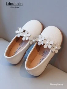 Nuove Scarpe da principessa con suola morbida anti-scivolo per ragazze, con motivo floreale casual, adatte per primavera, estate e autunno