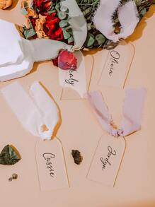 Arch Frosted Acrylic Wedding Place Cards / Bridal Hanger Name Tags / Wedding Luggage Tags / Wedding Favour Tags / Wedding Gift Name Tags, Multi-Functional, Ornamental, Reusable, Exquisite, Stylish, High-Quality, Colorful, Modern, Custom, Personalized, Unique, Tea Room, Home, Garden, Office, For Anniversaries, For Valentine's Day, For Mother's Day, For Father's Day, For Graduation, For Weddings, For Housewarming, Wedding Essentials, Customized Party Accessories, Warm Ambience