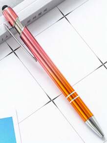 5/20/50/80 unidades Bolígrafos de bola de color degradado surtido, personalizables, pedido para días laborables, principales festividades, vuelta al colegio, útiles escolares