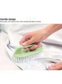 Housework Kitchen Cleaning Brush Soft Bristles Shoe Brush Bathroom - 綠色 - 查看 8