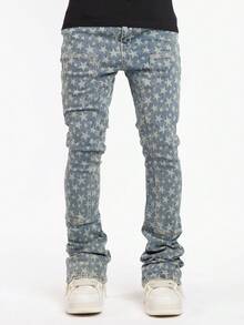 Men's Straight Leg Casual Pocket Jeans, Versatile