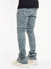 Men's Straight Leg Casual Pocket Jeans, Versatile