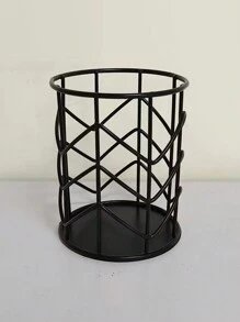 1 pieza Soporte para brochas de maquillaje con forma de diamante, organizador de escritorio de arte de hierro para el hogar, divisor de cajones, organización, perfume, organizador de perfume, dormitorio, organizador, almacenamiento, baño, estante de almacenamiento, organización, productos para la piel, organizador de maquillaje > giratorio, almacenamiento de cosméticos, habitación, joyero, organizador de joyas, organizador de joyas, organizador de maquillaje, organizador de maquillaje, almacenamiento, soporte de maquillaje, soporte de brochas de maquillaje, cosas de tocador, para vacaciones en la playa, colección de baño, colección de dormitorio, gran capacidad