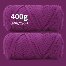 400g (200g*2), 2 Packs High Elastic Cord Yarn, Suitable For Handmade Weaving Bags, Baskets, Carpets, Shoes, Home Decor And DIY Crafts - Multicolor - View 30