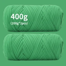 400g (200g*2), 2 Packs High Elastic Cord Yarn, Suitable For Handmade Weaving Bags, Baskets, Carpets, Shoes, Home Decor And DIY Crafts - Multicolor - View 12