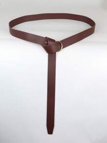 1件男女通用PU皮革中世纪腰带，适用于文艺复兴时期、维京风格、集市、LARP角色扮演道具