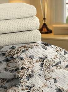 COBRE LEITO INGRID 3 PEÇAS ALGODÃO PIQUET