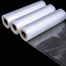 1 Rolo de Saco para Máquina de Selagem a Vácuo, 500 Metros/Rolo Grau Comercial Livre de Bisfenol A, Saco a Vácuo Personalizado Durável para Alimentos, Usado para Armazenamento - Branco - Visão 12