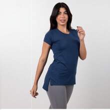 Women's Gym Blouse Butt Cover Training Shirt T-Shirt Vest Leggings Running Legging