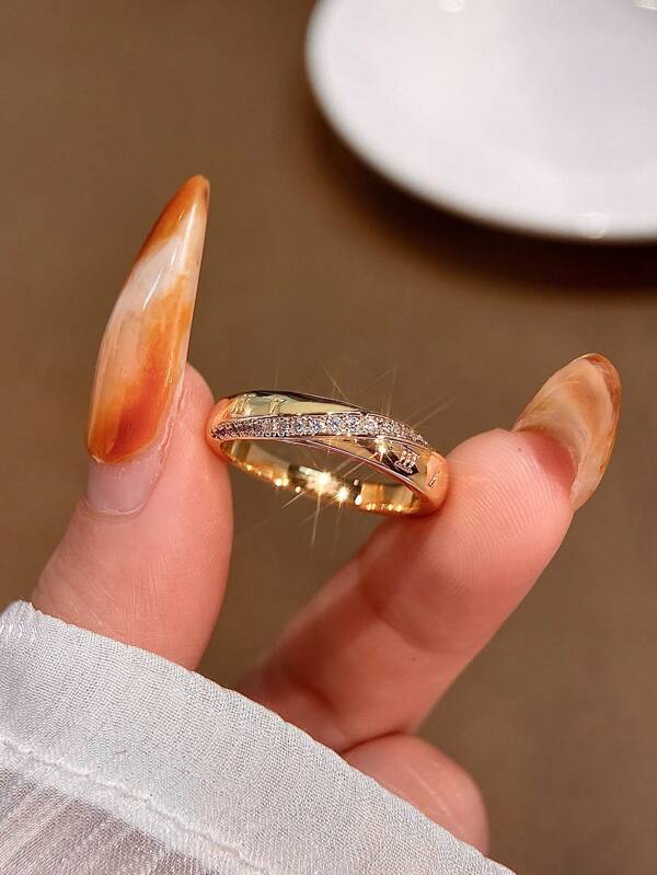 1 Pc 925 Sterling Silver Unique Roman Numeral 1314 Ring With Rhinestones For Women Fine Ladies Jewelry Gift Party Gift Birthday Gift Daily Wear