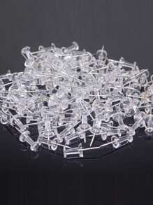 20pcs Drawing Pins Plastic Thumb Tack Clips Push Pins For Cork Board Office & School Supplies Binder Clips Back To School,Back To School,School Supplies