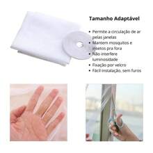 Kit 4 Mosquito Screens Window Anti-Insect Mosquito 130x150 - trắng - Xem 2