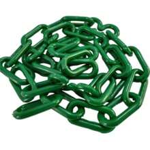 Plastic Chain Small Link 6mm Yellow And Black 20 Meters - màu xanh lá - Xem 6