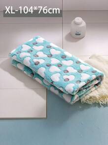 Coperta per cani adatta per cani e gatti, coperta per letto di cani con stampa di amore carina, coperta in pile morbida e calda per animali domestici, sottile e versatile per tutte le stagioni, adatta per cani di piccola e media taglia, gatti e porcellini d'india di varie dimensioni